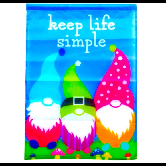 💖 GNOME YARD FLAG 💖 - Picture 2 of 3